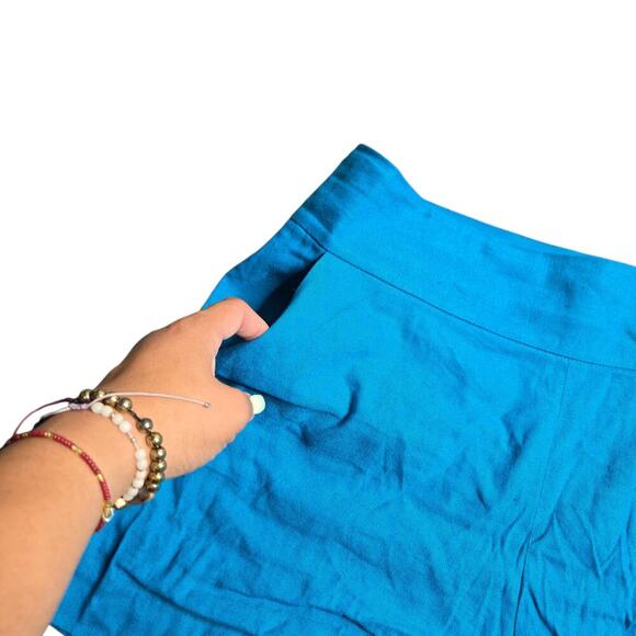 Alice + Olivia Donald Linen Short Size: 14 - Picture 3 of 8